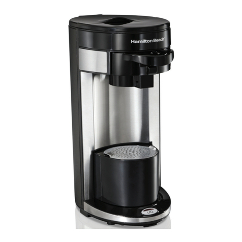 Hamilton Beach Single-Serve Coffeemaker User instructions