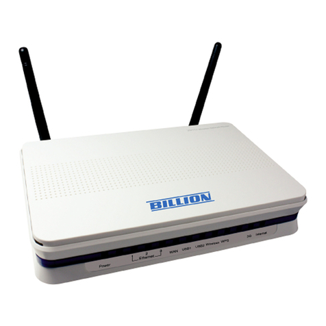 Billion BiPAC 6200NXL User manual Billion BiPAC 6200NXL User manual
