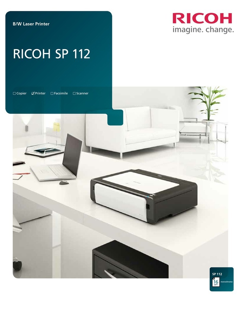 Ricoh SP 112 User manual