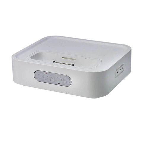 Sonos WIRELESS DOCK User manual Sonos WIRELESS DOCK User manual