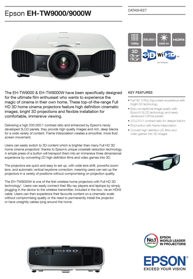 Epson EH-TW9000 User manual