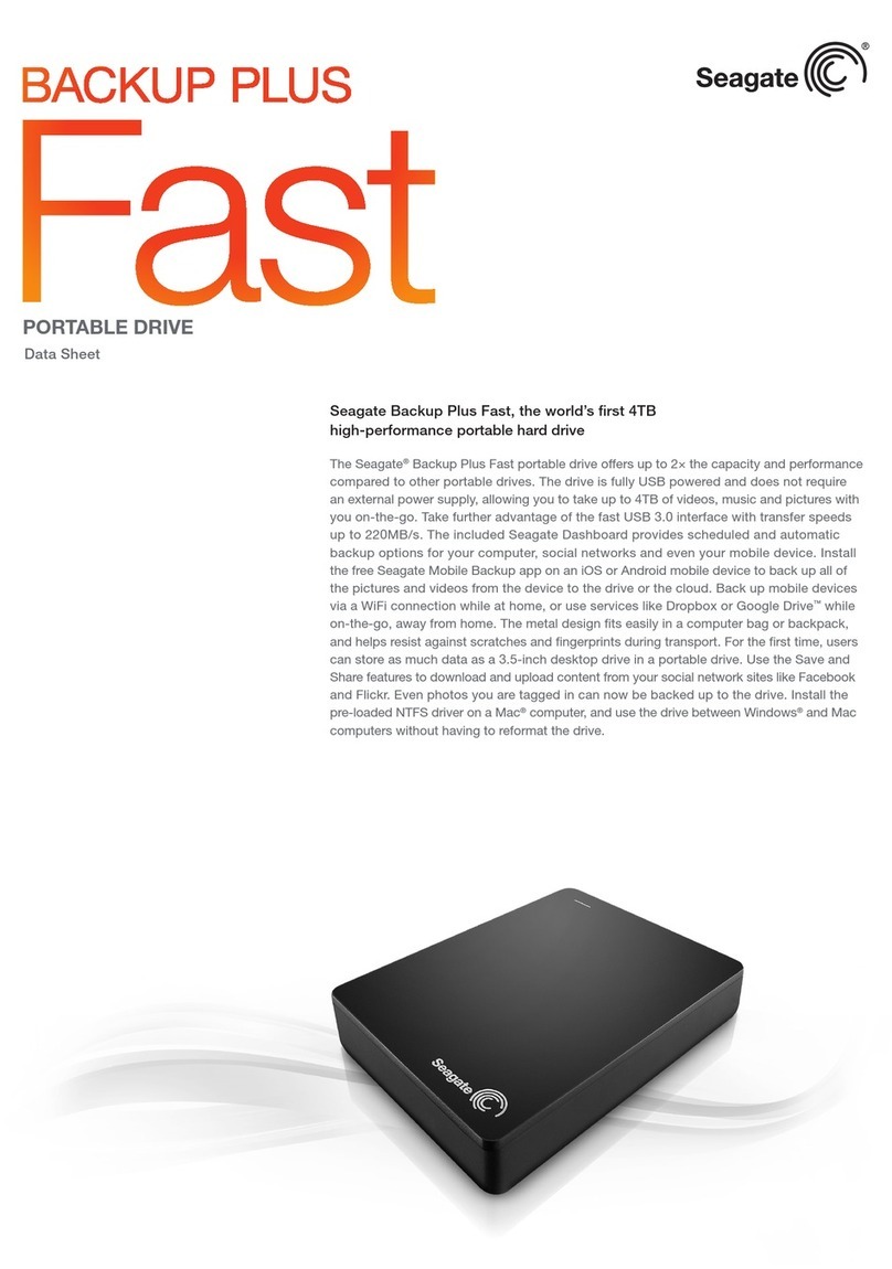 Seagate Backup Plus Fast Specifications