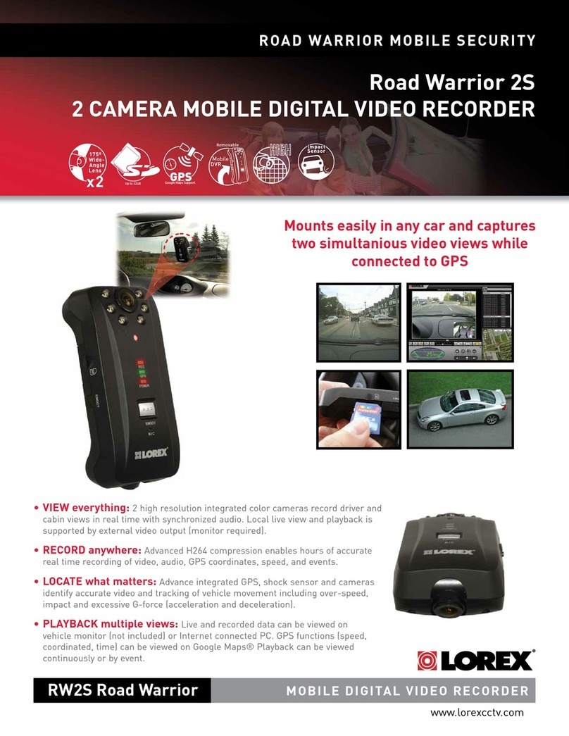 Lorex Road Warrior RW2S Installation and operation manual
