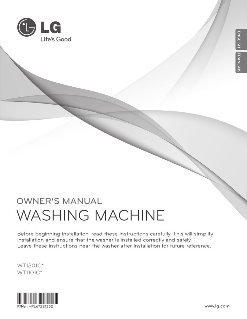 LG WT1201C Series User manual