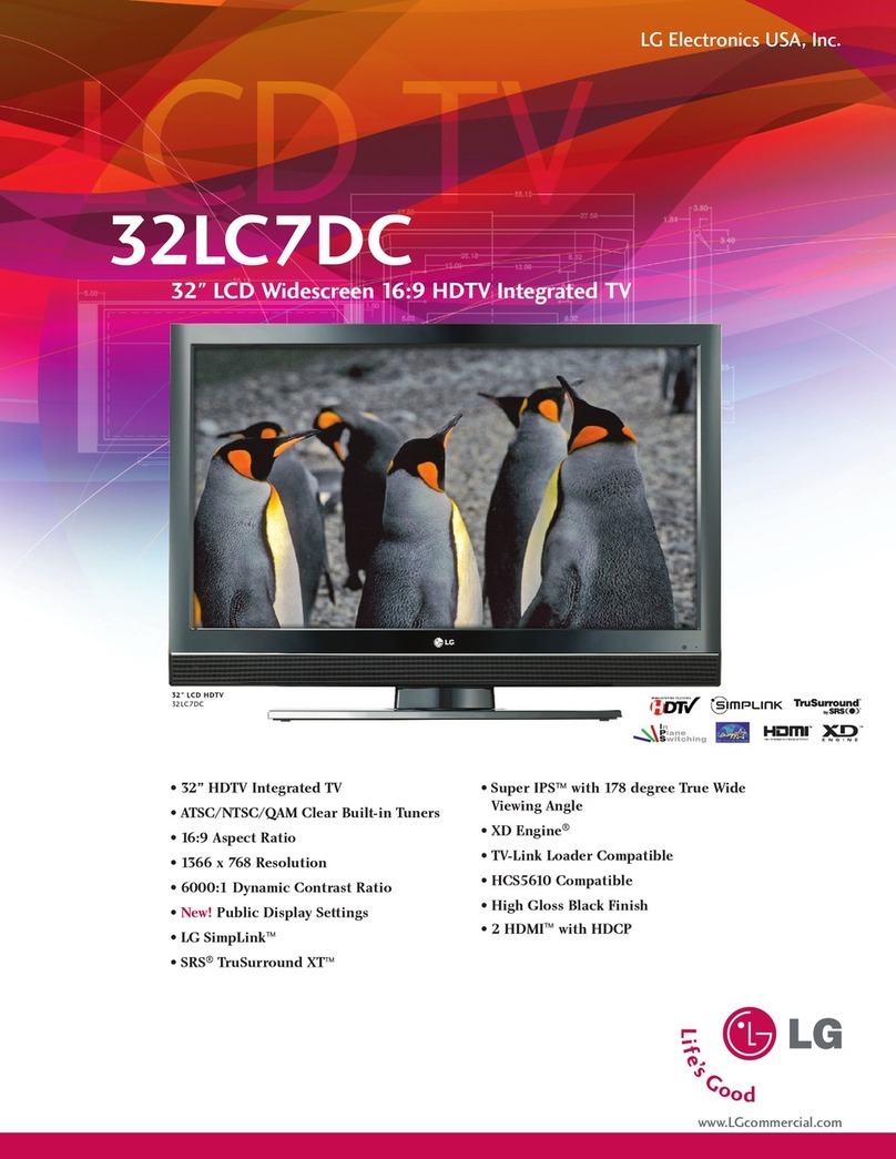 LG 32LC7DC Specifications