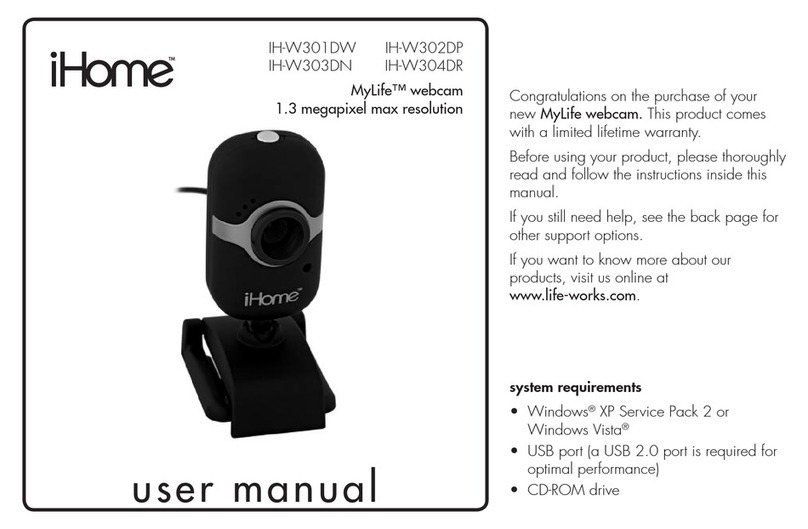 iHome MyLife IH-W301DW user manual