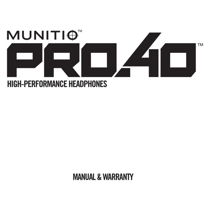 Munitio PRO40 Manual & warranty