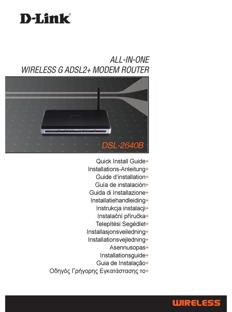 D-Link DSL-2640B User manual D-Link DSL-2640B User manual