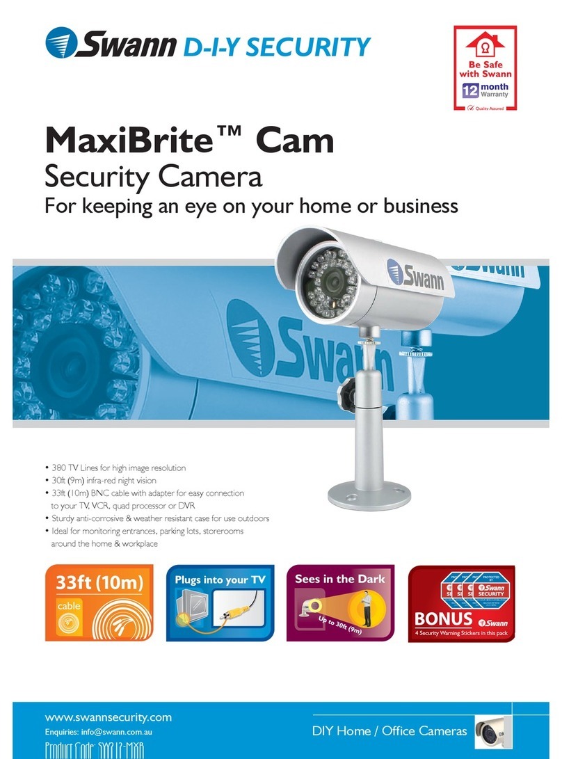 Swann MaxiBrite Cam Specifications