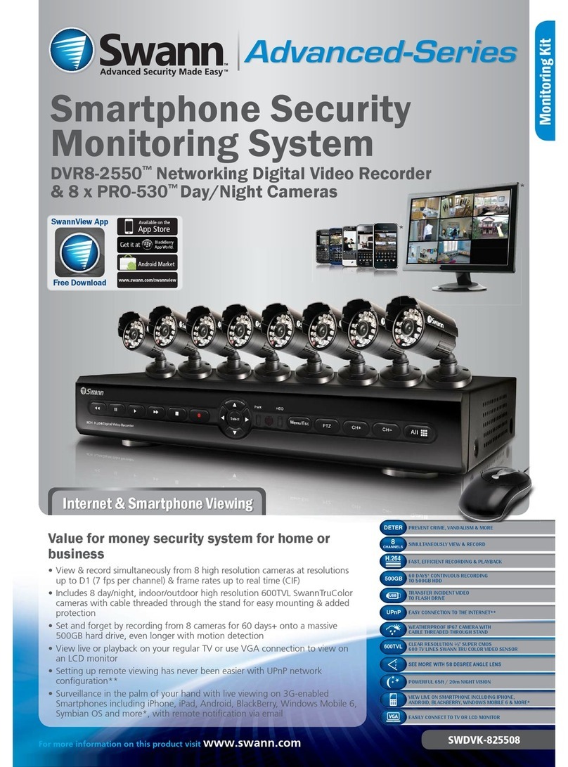Swann PRO-530 User manual