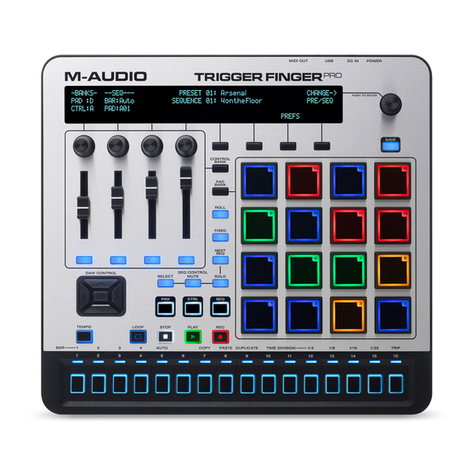 M-Audio Trigger Finger Pro user guide