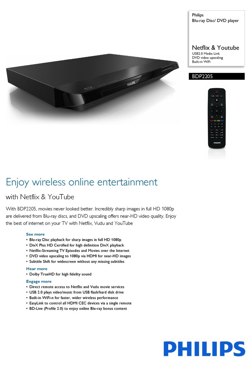 Philips BDP2205 User manual