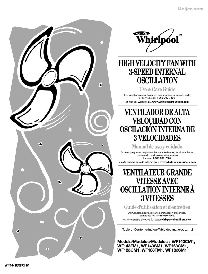 Whirlpool WF143CM1 Use & care guide