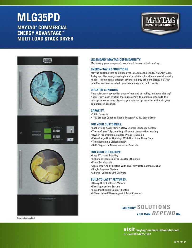 Maytag MLG35PD Specifications Maytag MLG35PD Specifications