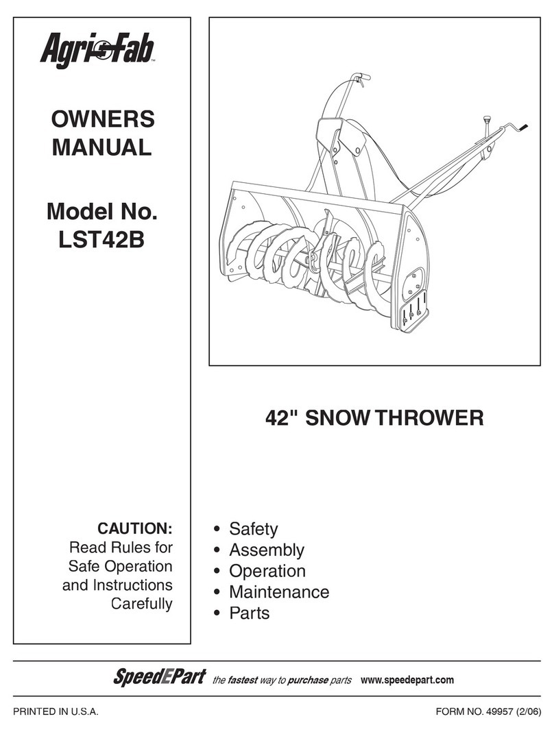 Agri-Fab LST42B owner's manual