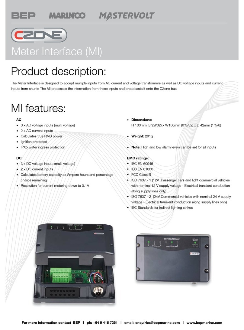 CZone Meter Interface Installation guide
