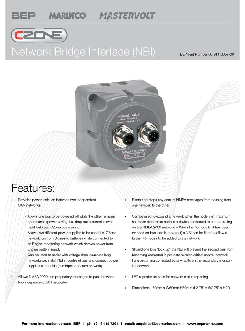 CZone Network Bridge Interface Installation guide