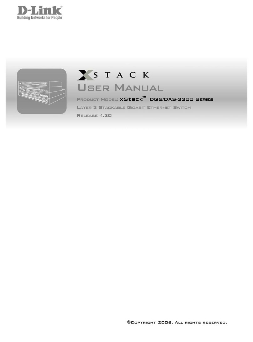 D-Link Xstack DGS-3300 Series User manual
