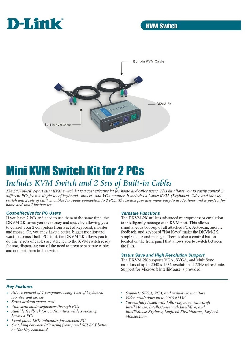 D-Link DKVM-2K User manual