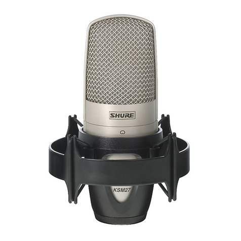 Shure KSM27 User manual