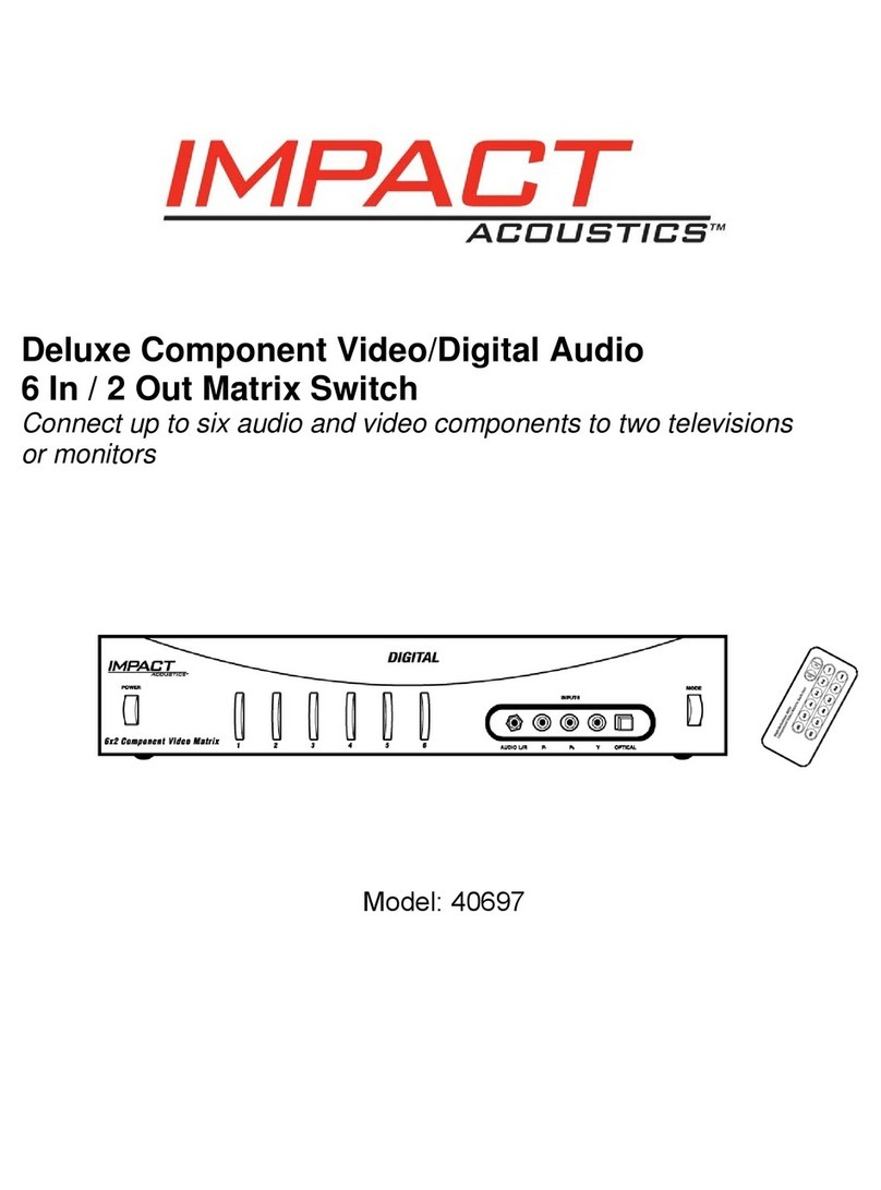 Impact Acoustics 40697 Operational manual