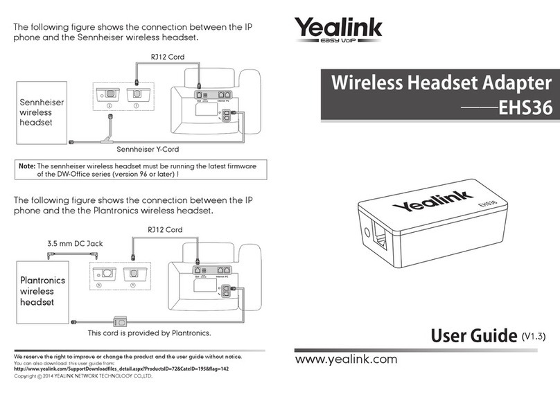 Yealink EHS36 user guide