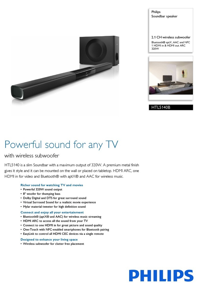 Philips HTL5140B user manual