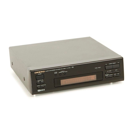 Onkyo T-411RDS instruction manual