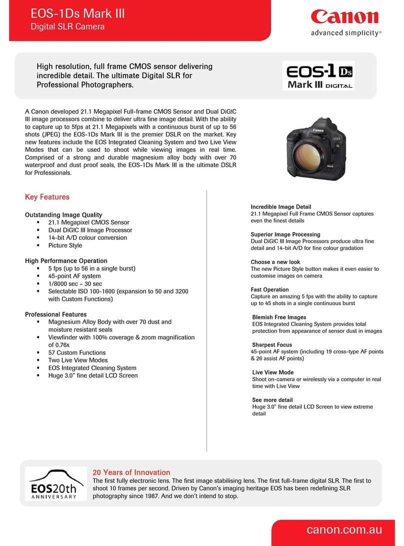 Canon EOS-1Ds Mark III User manual