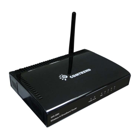 Comtrend Corporation Wireless-N Broadband Router User manual Comtrend Corporation Wireless-N Broadband Router User manual
