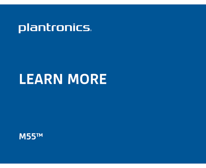 Plantronics M55 User manual