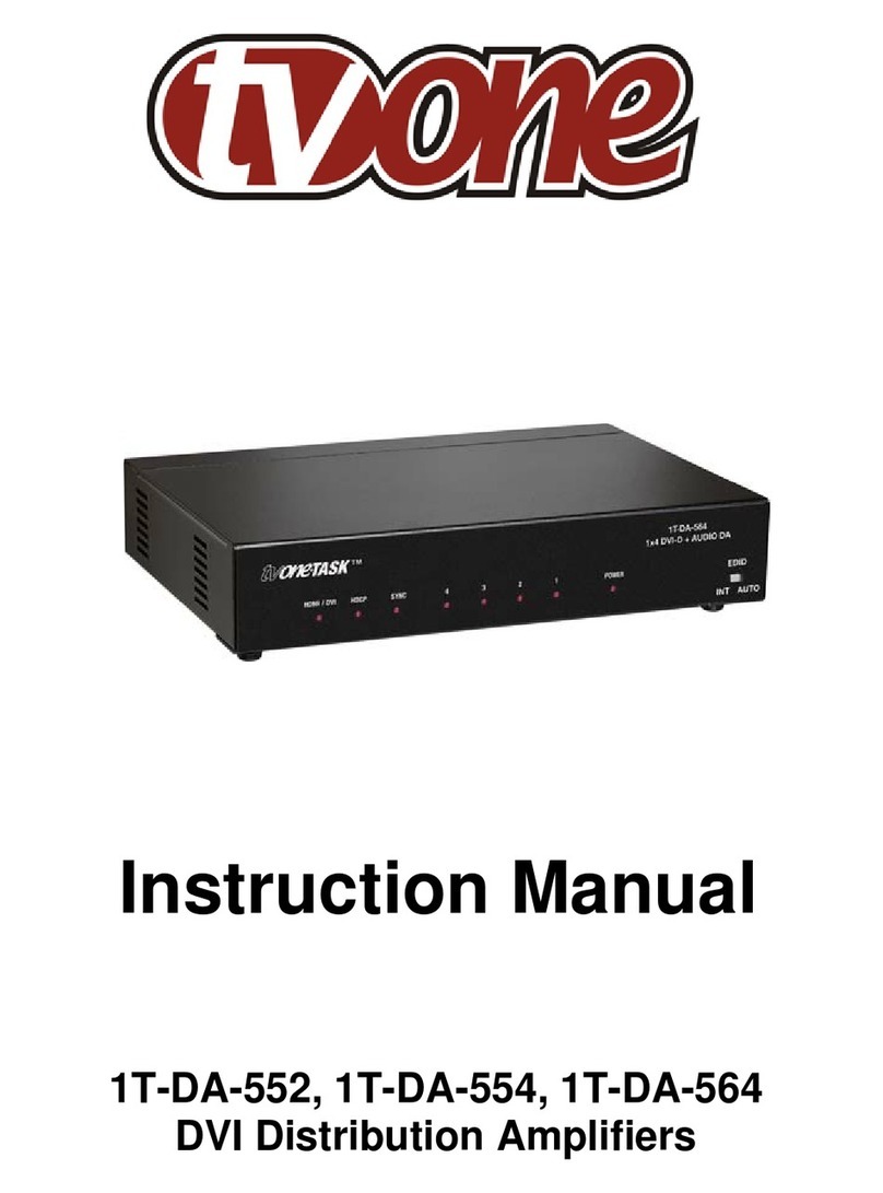 TV One TASK 1T-DA-552 instruction manual