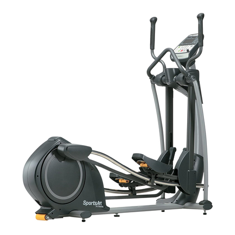 SportsArt Fitness E821 Repair manual