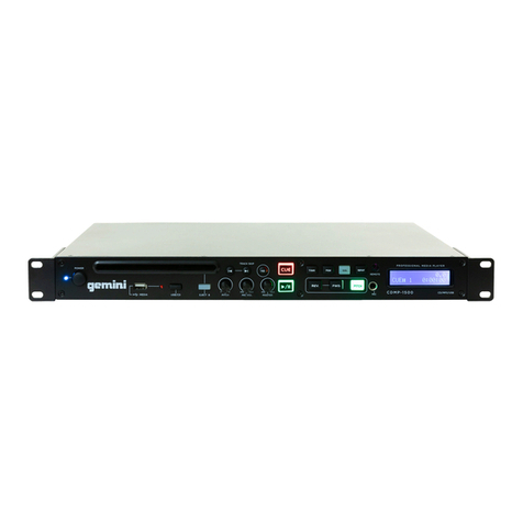 Gemini CDMP-1500 User manual
