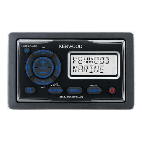 Kenwood KCA-RC107MR User manual