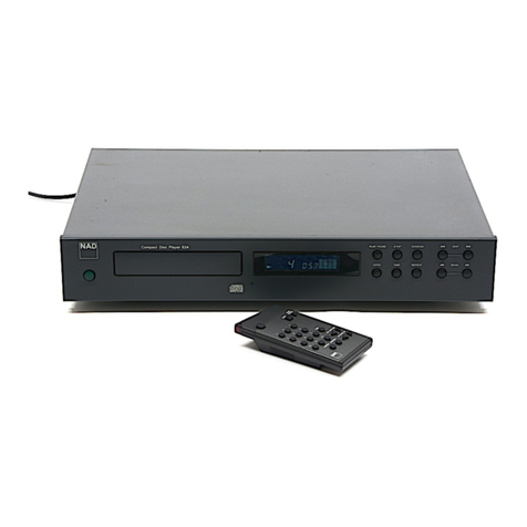 NAD 524 User manual