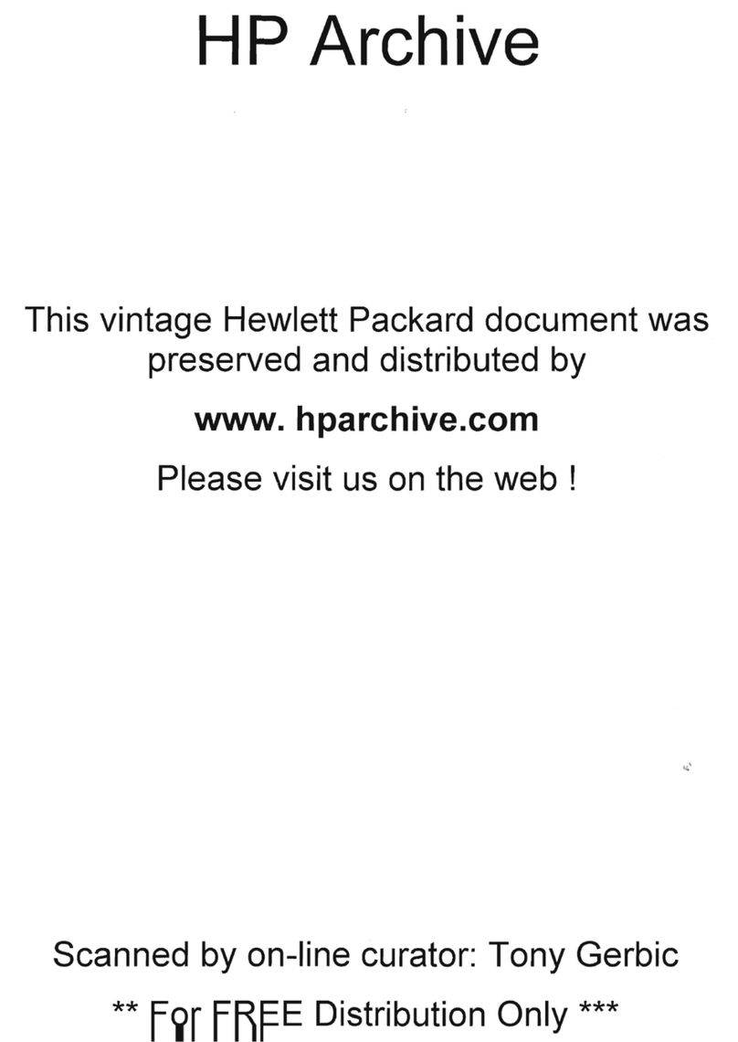 HP 562A operating instructions