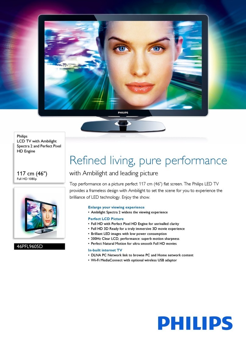 Philips 46PFL9605D User manual