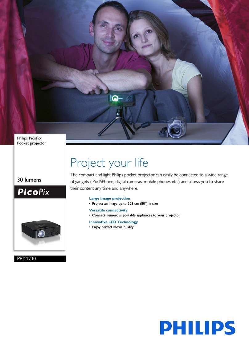 Philips PICOPIX PPX1230 Specifications