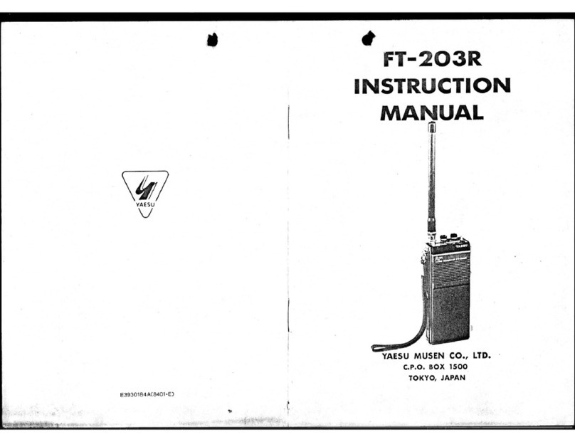 Yaesu FT-203R User manual