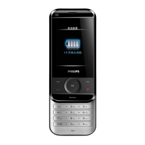 Philips Xenium X650 Specifications
