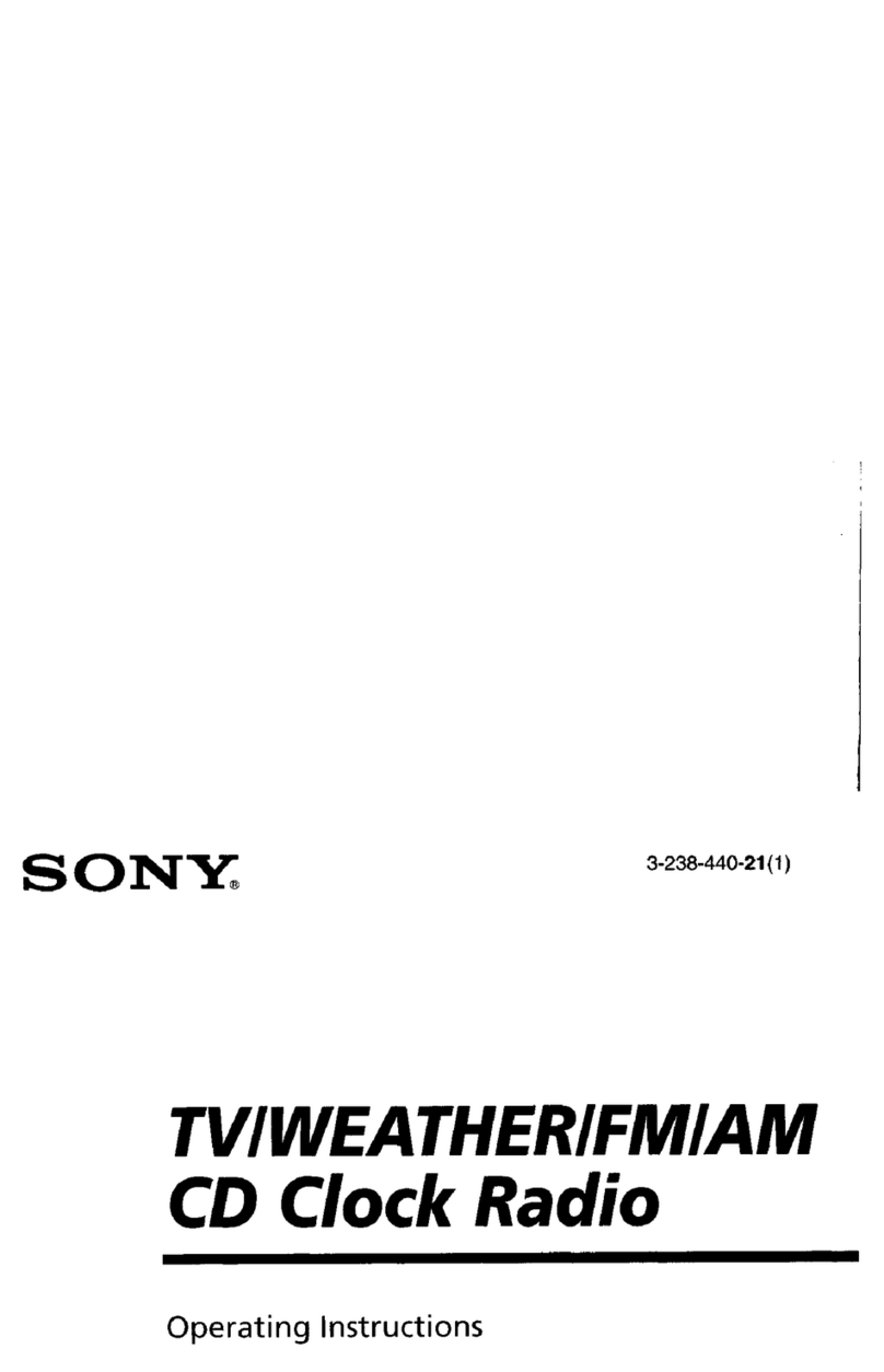 Sony ICF-CD853V User manual