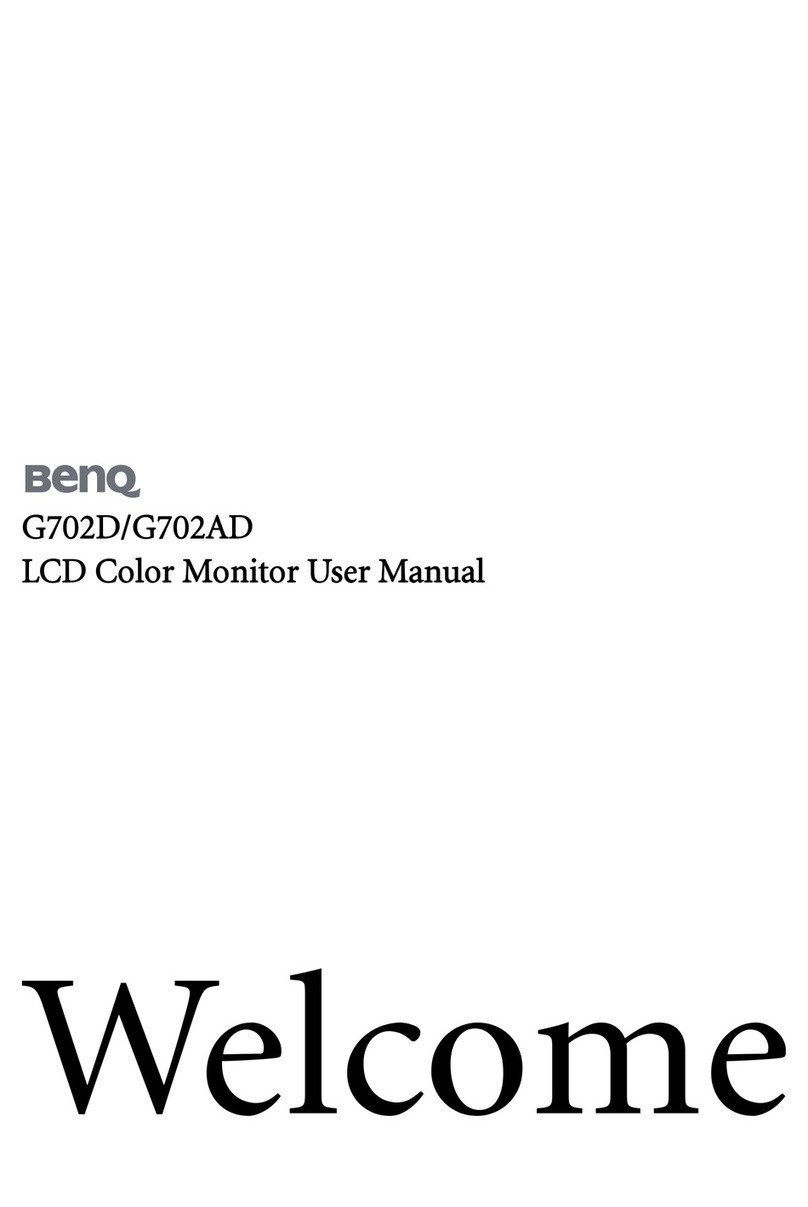 BenQ G702D User manual