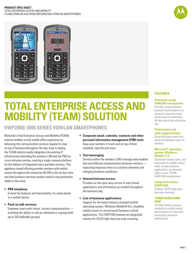 Motorola EWP2000 System manual