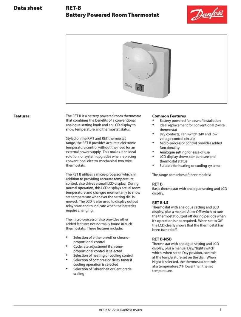Danfoss RET-B User manual