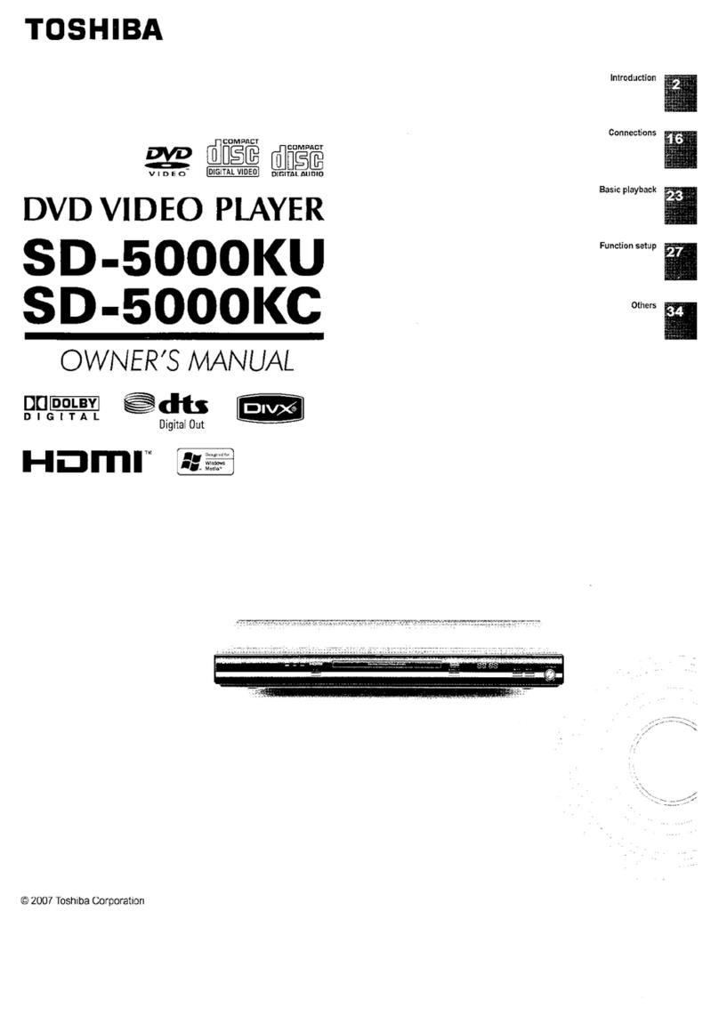 Toshiba SD-5000KU User manual