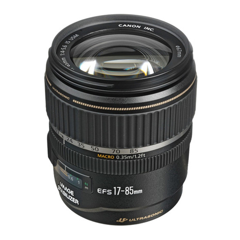Canon EF-S17-85mm f/4-5.6 IS USM User manual Canon EF-S17-85mm f/4-5.6 IS USM User manual