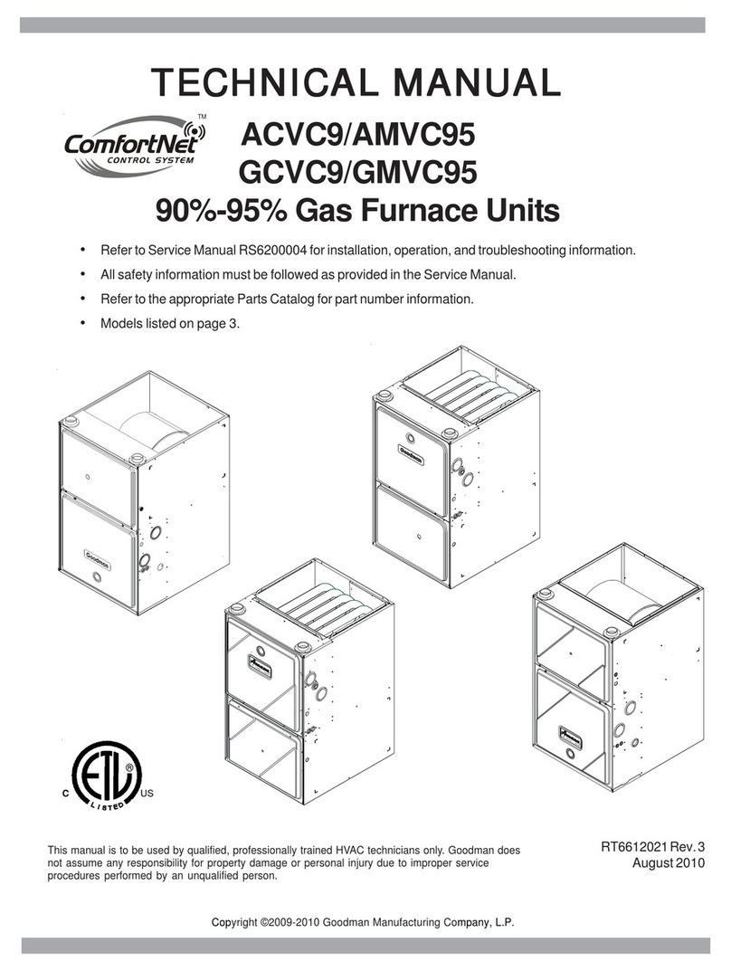 ComfortNET ACVC9 Technical manual