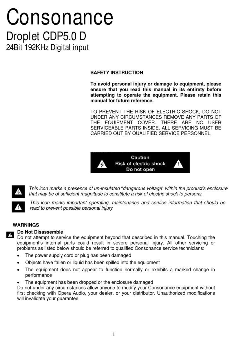 Consonance Droplet CDP5.0D User manual