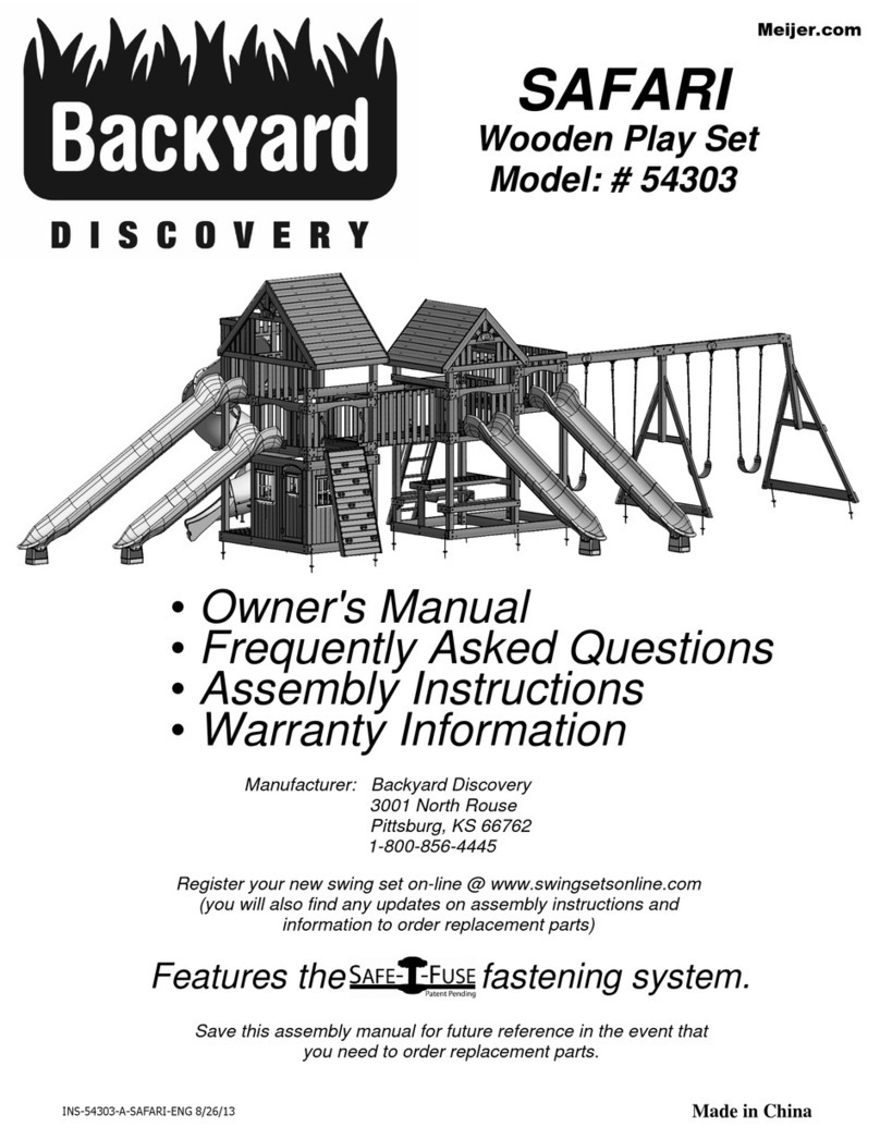 Backyard Safari 54303 owner's manual